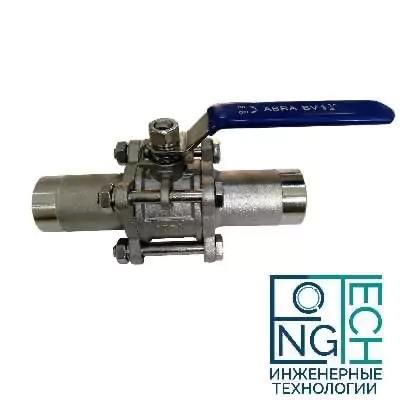 Шаровые краны полнопроходные нержавеющие из стали AISI316 (CF8M) ABRA-BV61L DN8-100 PN40 сварка/сварка длинные патрубки Шаровые краны полнопроходные нержавеющие из стали AISI316 (CF8M) ABRA-BV61L DN8-100 PN40 сварка/сварка длинные патрубки Москва