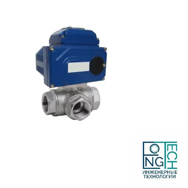 Шаровый кран нержавеющий с электроприводом ABRA BV15L 24V DC Ду 15-50 Шаровый кран нержавеющий с электроприводом ABRA BV15L 24V DC Ду 15-50
