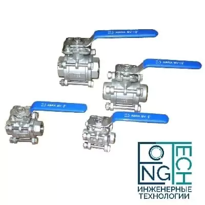 Шаровые краны полнопроходные нержавеющие из стали AISI316 (CF8M) ABRA-BV11 DN8-100 PN40 резьба/резьба c ISO верхним фланцем Шаровые краны полнопроходные нержавеющие из стали AISI316 (CF8M) ABRA-BV11 DN8-100 PN40 резьба/резьба c ISO верхним фланцем Москва