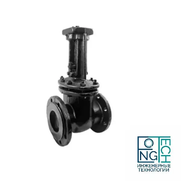 Задвижка чугунная двухдисковая с выдвижным шпинделем 30ч906бр DN 50÷400 мм PN 1,6 МПа Задвижка чугунная двухдисковая с выдвижным шпинделем 30ч906бр DN 50÷400 мм PN 1,6 МПа