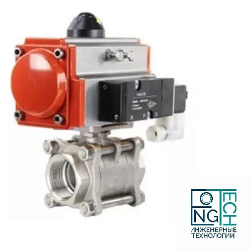 Шаровый кран нержавеющий с пневмоприводом одностороннего действия (с пружинным возвратом) ABRA BV11 KP/KPM ArTorq PA SR (-20°C...+80°C) Ду 15-100 Шаровый кран нержавеющий с пневмоприводом одностороннего действия (с пружинным возвратом) ABRA BV11 KP/KPM ArTorq PA SR (-20°C...+80°C) Ду 15-100 Москва
