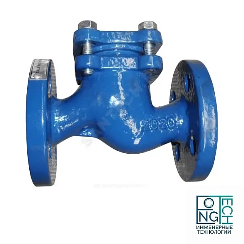 Клапан обратный чугунный подъемный фланцевый Benarmo Ду25-150 Ру16 Клапан обратный чугунный подъемный фланцевый Benarmo Ду25-150 Ру16 Москва