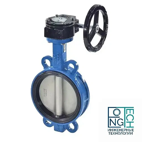 Затвор дисковый поворотный чугунный межфланцевый с чугунным диском манжета EPDM с редуктором Benarmo Ду150-800  Затвор дисковый поворотный чугунный межфланцевый с чугунным диском манжета EPDM с редуктором Benarmo Ду150-800  Москва