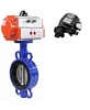 Затвор дисковый поворотный DN.ru WBV1413E-2W-Fb-H Ду250 Ру16, корпус - чугун GGG50, диск - чугун GGG40, уплотнение - EPDM, с пневмоприводом DN.ru PA-SA-210 и с электропневматическим поворотным позиционером DN.ru YT-1000RSN с обратной связью Москва