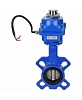 Затвор дисковый поворотный DN.ru WBV1432N-2W-Fb-H Ду40 Ру16, корпус - чугун GGG50, диск - нержавеющая сталь 316L, уплотнение - NBR, с электроприводом DN.ru blue QT-N-003EM-1-220VAC-У1 Москва