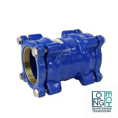 Муфта чугунная соединительная для ПЭ труб ДРК-Е Benarmo Ру10/16 Муфта чугунная соединительная для ПЭ труб ДРК-Е Benarmo Ру10/16 Москва