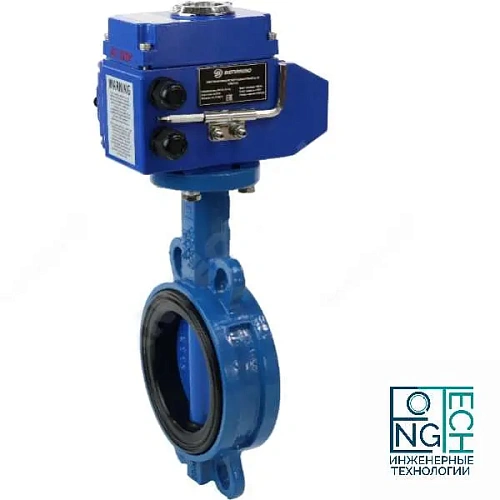 Затвор дисковый поворотный межфланцевый чугунный с чугунным диском манжета EPDM с электроприводом Q 230В Benarmo  Ду50-200 Ру16 Затвор дисковый поворотный межфланцевый чугунный с чугунным диском манжета EPDM с электроприводом Q 230В Benarmo  Ду50-200 Ру16 Москва