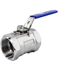 Кран шаровой DN.ru BV3232P-SP-T-H Ду50 Ру63 стандартнопроходной двухходовой, нержавеющая сталь SS316, внутренняя резьба, уплотнение - PTFE, ручка-рычаг Москва