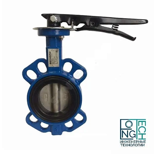 Затвор дисковый поворотный чугунный межфланцевый с нержавеющим диском манжета EPDM с рукояткой Benarmo Ду32-300 Ру16 Затвор дисковый поворотный чугунный межфланцевый с нержавеющим диском манжета EPDM с рукояткой Benarmo Ду32-300 Ру16 Москва