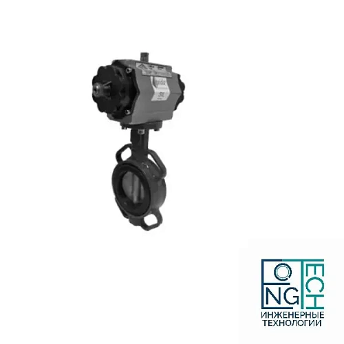 Затвор поворотный дисковый с пневмоприводом ABRA 863 двойного действия ArTorq PA DA (-20°C...+80°C) Ду 32-300 Затвор поворотный дисковый с пневмоприводом ABRA 863 двойного действия ArTorq PA DA (-20°C...+80°C) Ду 32-300 Москва
