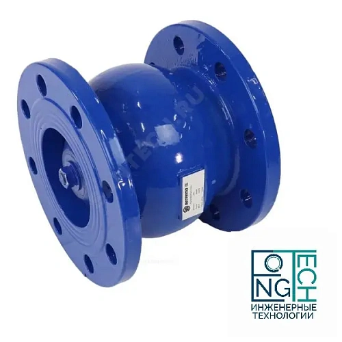 Клапан обратный фланцевый чугунный пружинный с чугунным диском Benarmo Ду50-300 Ру16 Клапан обратный фланцевый чугунный пружинный с чугунным диском Benarmo Ду50-300 Ру16 Москва