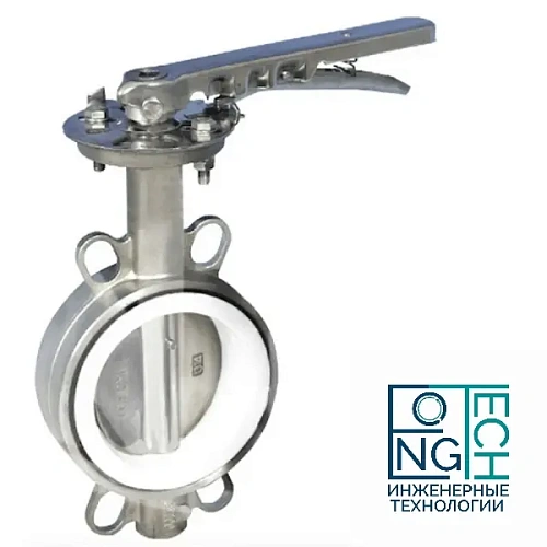 Затвор дисковый поворотный 316L-316L-NBR Ду40-300 Ру16, корпус - нержавеющая сталь, диск - нержавеющая сталь, уплотнение - NBR, с ручкой Затвор дисковый поворотный 316L-316L-NBR Ду40-300 Ру16, корпус - нержавеющая сталь, диск - нержавеющая сталь, уплотнение - NBR, с ручкой Москва