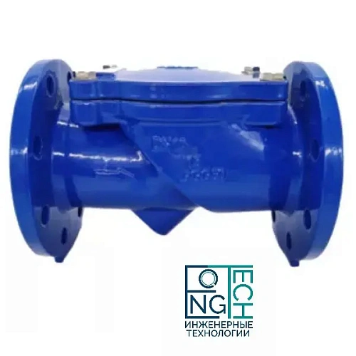 Клапан обратный фланцевый чугунный поворотный со стальным диском Benarmo Ду50-300 Ру10/16 Клапан обратный фланцевый чугунный поворотный со стальным диском Benarmo Ду50-300 Ру10/16 Москва